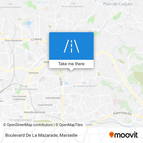 Boulevard De La Mazarade map