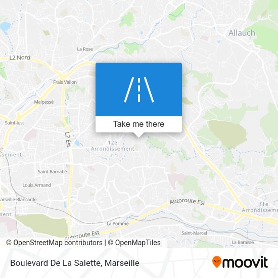 Boulevard De La Salette map