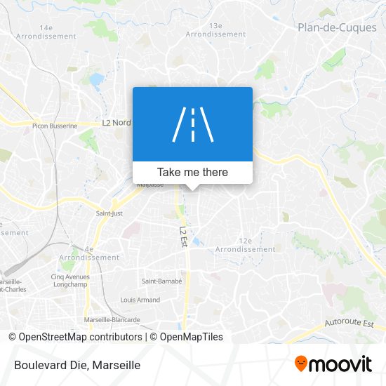 Boulevard Die map