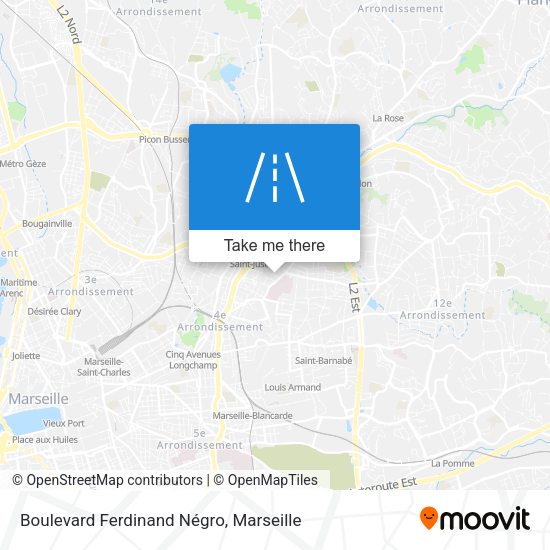 Boulevard Ferdinand Négro map