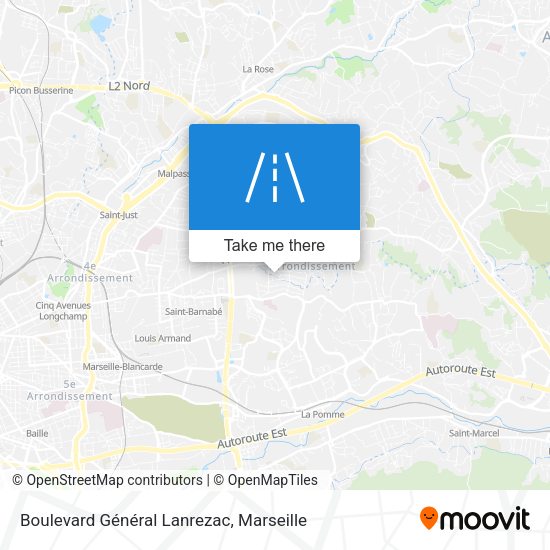 Boulevard Général Lanrezac map