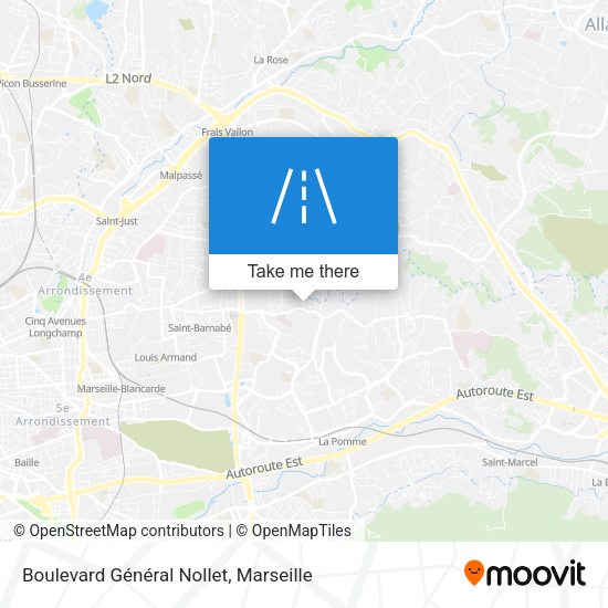 Boulevard Général Nollet map