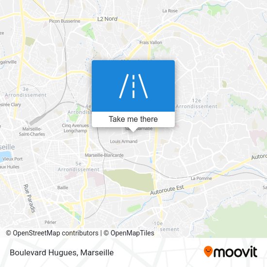 Boulevard Hugues map