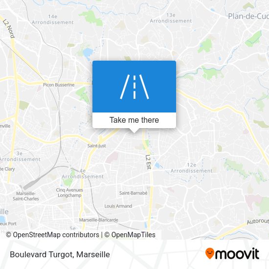 Boulevard Turgot map