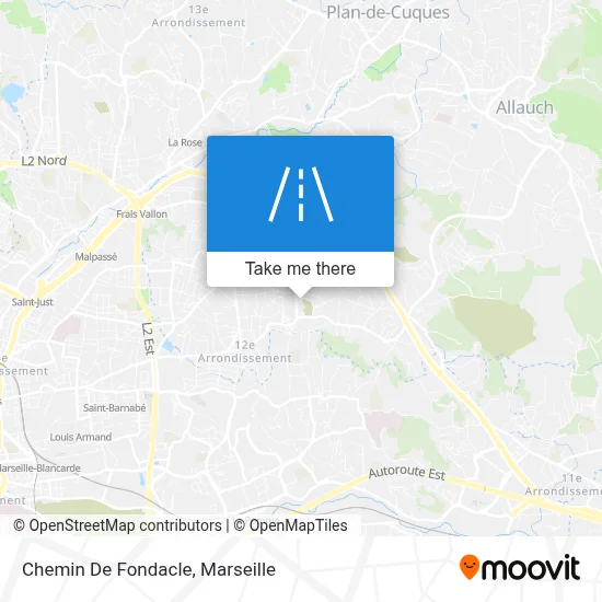 Chemin De Fondacle map