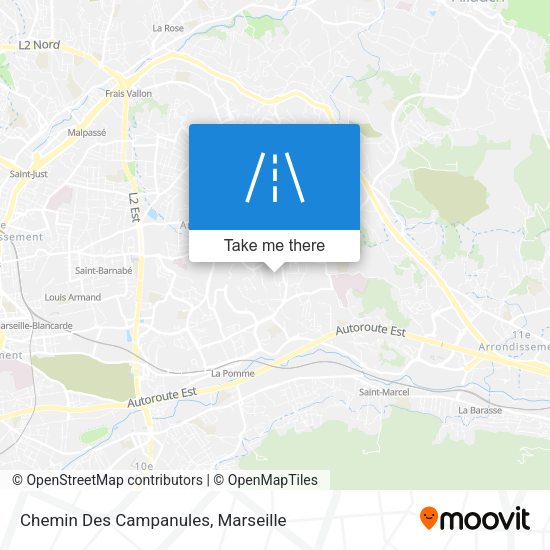 Chemin Des Campanules map