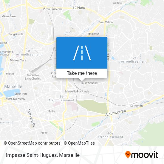 Impasse Saint-Hugues map