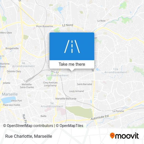 Rue Charlotte map