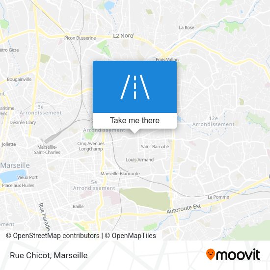 Rue Chicot map