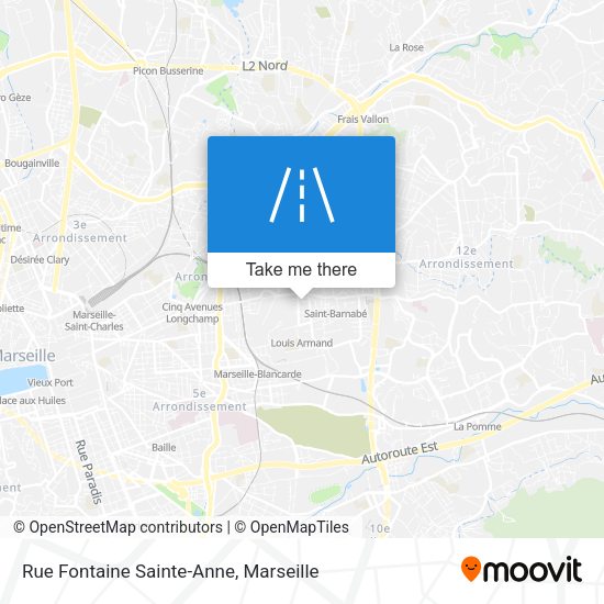 Rue Fontaine Sainte-Anne map