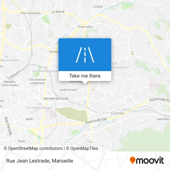 Rue Jean Lestrade map