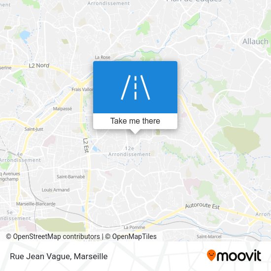 Rue Jean Vague map