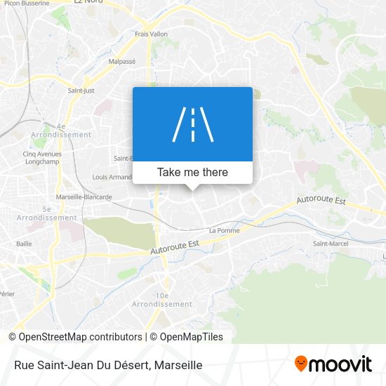 Rue Saint-Jean Du Désert map
