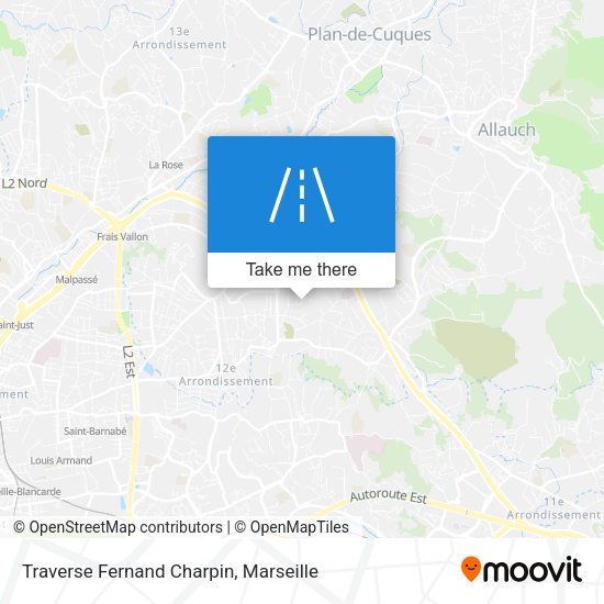 Traverse Fernand Charpin map