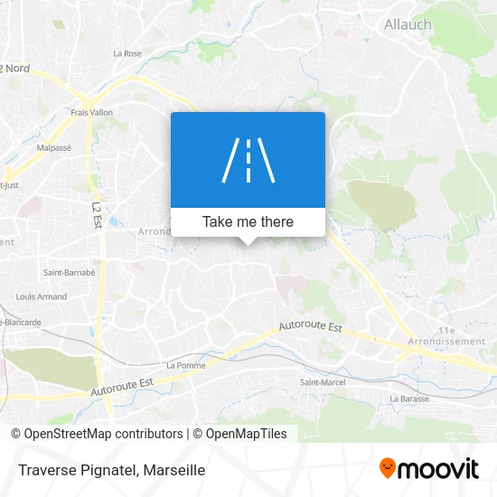 Traverse Pignatel map