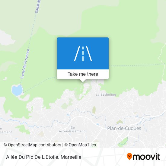 Allée Du Pic De L'Etoile map