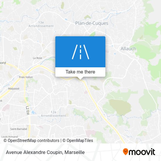 Avenue Alexandre Coupin map