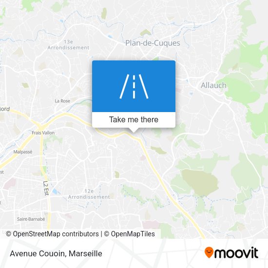 Avenue Couoin map