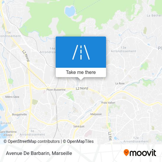 Avenue De Barbarin map