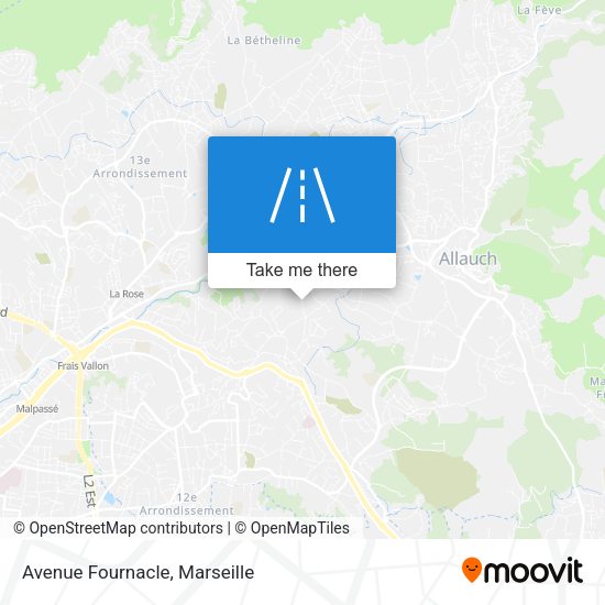 Avenue Fournacle map