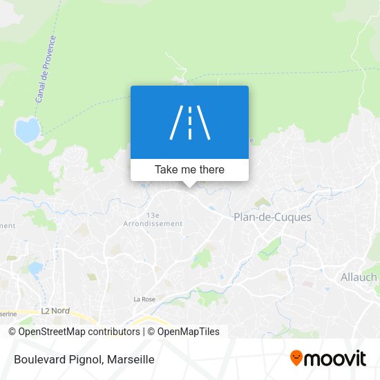Boulevard Pignol map