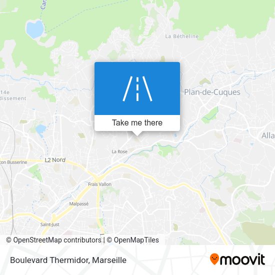 Boulevard Thermidor map