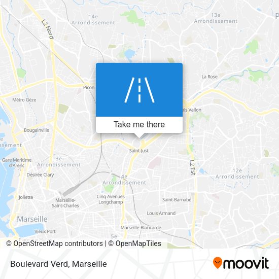 Boulevard Verd map