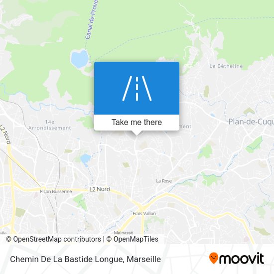 Chemin De La Bastide Longue map