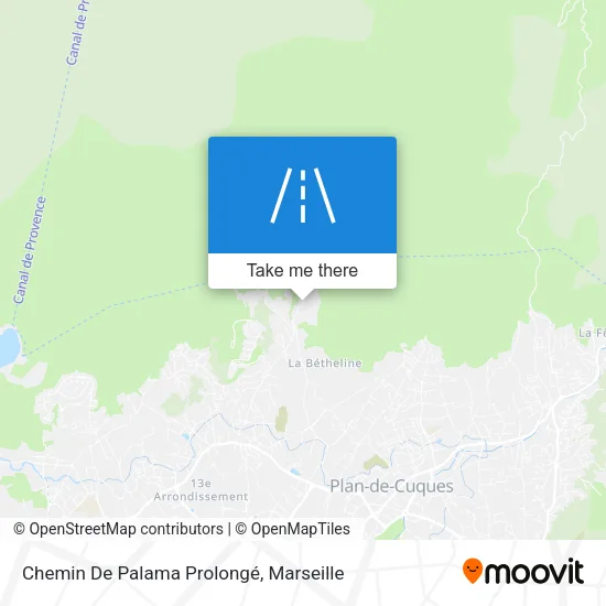 Chemin De Palama Prolongé map