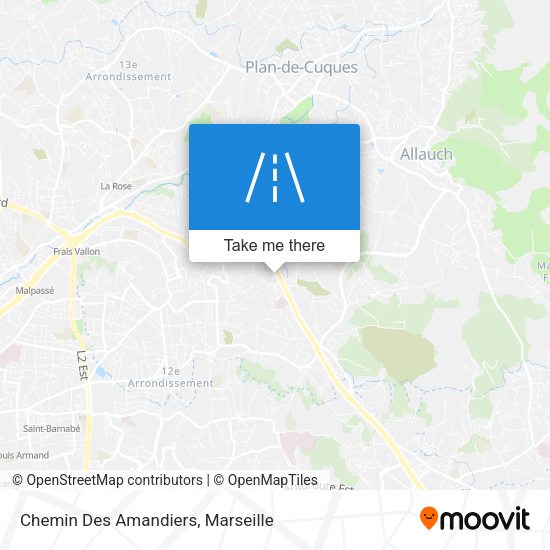 Chemin Des Amandiers map