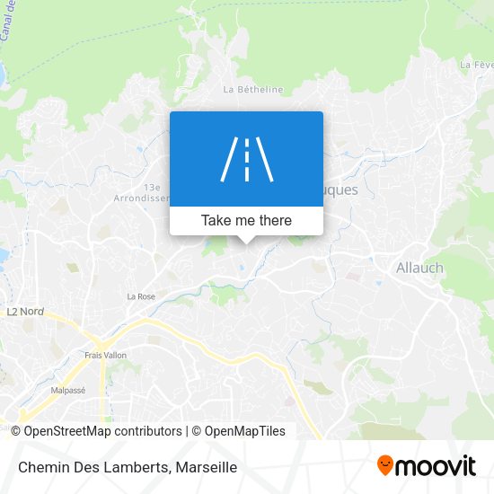 Chemin Des Lamberts map