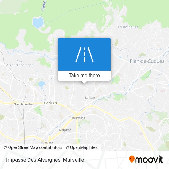 Impasse Des Alvergnes map