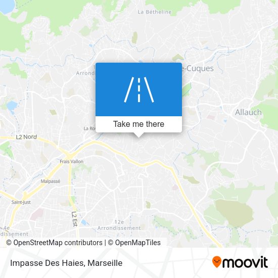 Impasse Des Haies map