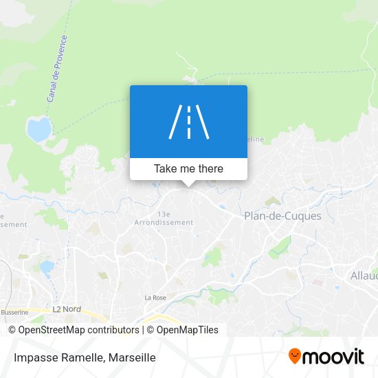 Impasse Ramelle map