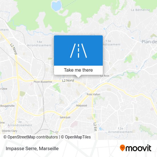 Impasse Serre map