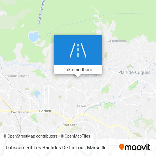 Lotissement Les Bastides De La Tour map