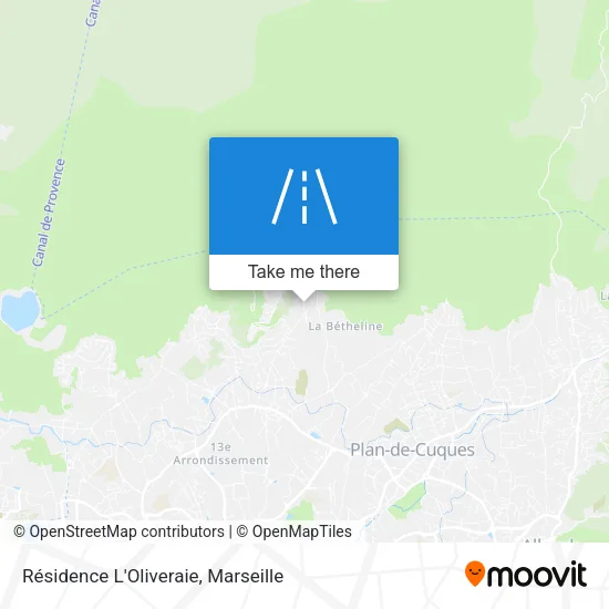 Résidence L'Oliveraie map