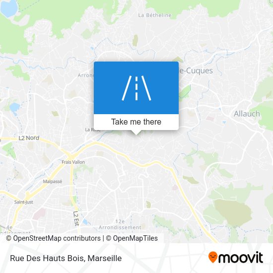 Rue Des Hauts Bois map