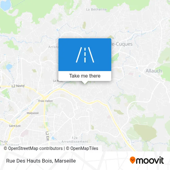 Rue Des Hauts Bois map