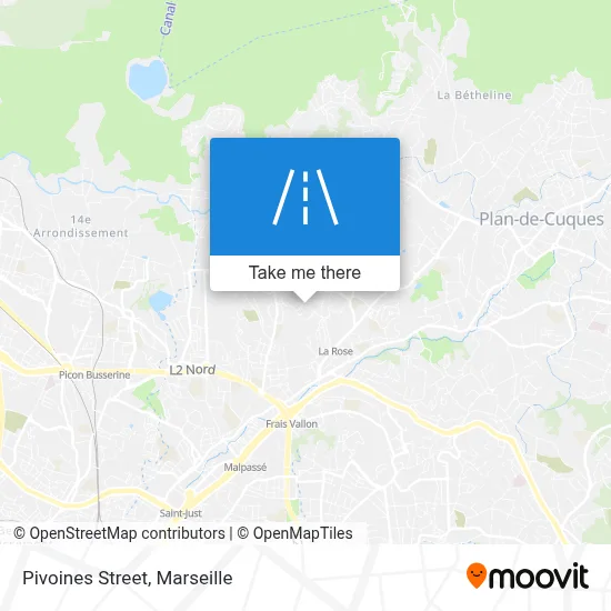 Rue Des Pivoines map