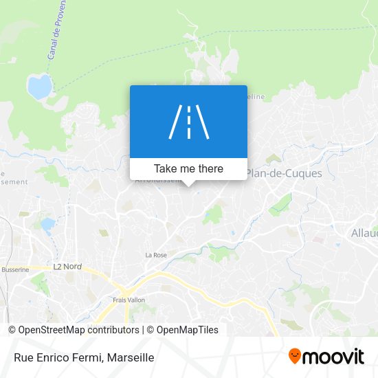 Rue Enrico Fermi map