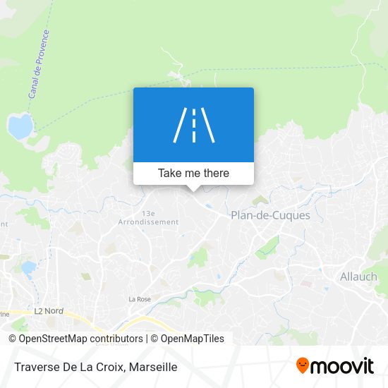 Traverse De La Croix map
