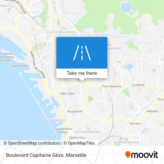 Boulevard Capitaine Gèze map