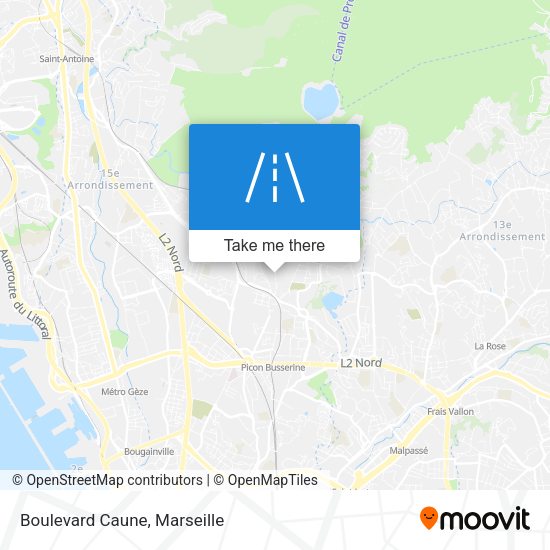 Boulevard Caune map