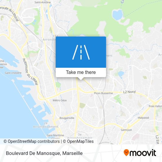 Boulevard De Manosque map