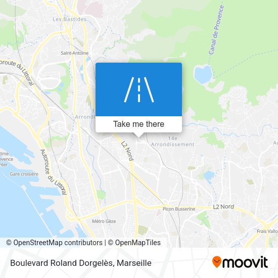 Boulevard Roland Dorgelès map