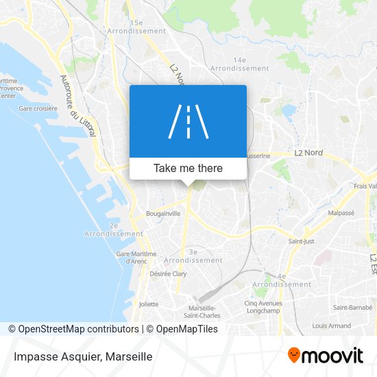 Impasse Asquier map