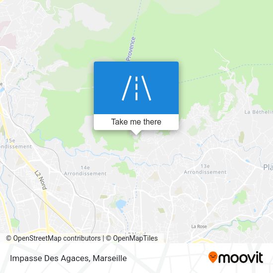 Impasse Des Agaces map