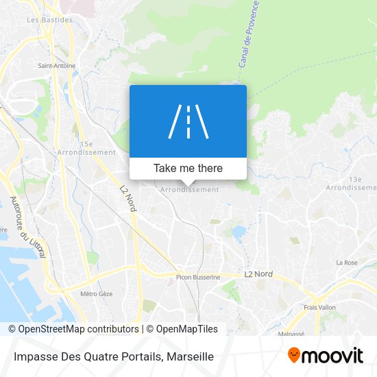 Impasse Des Quatre Portails map