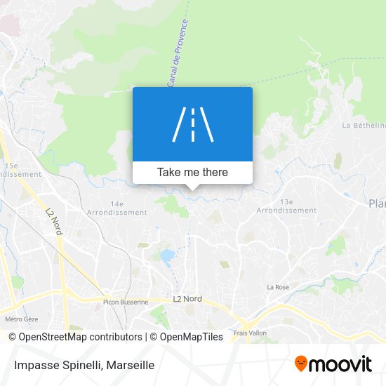 Impasse Spinelli map